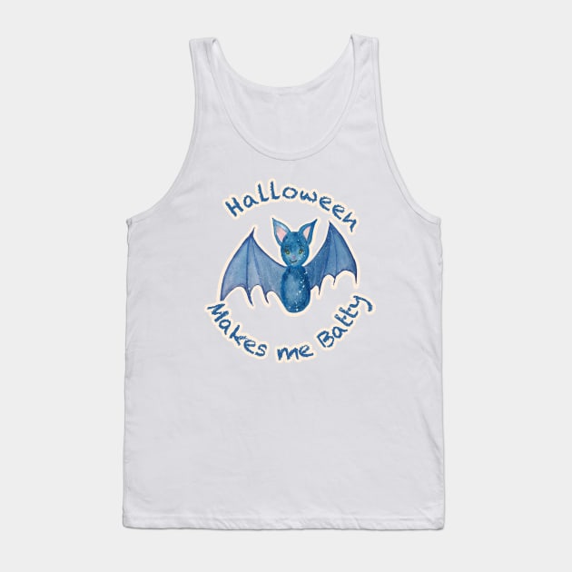 halloween makes me batty Tank Top by FamilyCurios